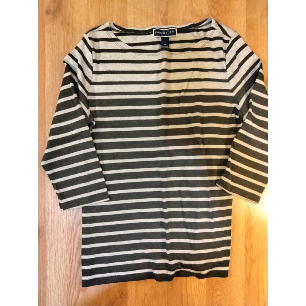 Karen Scott Women's Grey Sweater Size Medium‎